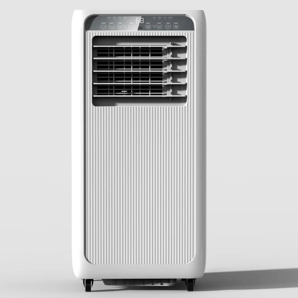 Frost 9,000 BTU Portable Air Conditioner | 3-in-1 Cooling, Dehumidifier & Fan | Remote - White