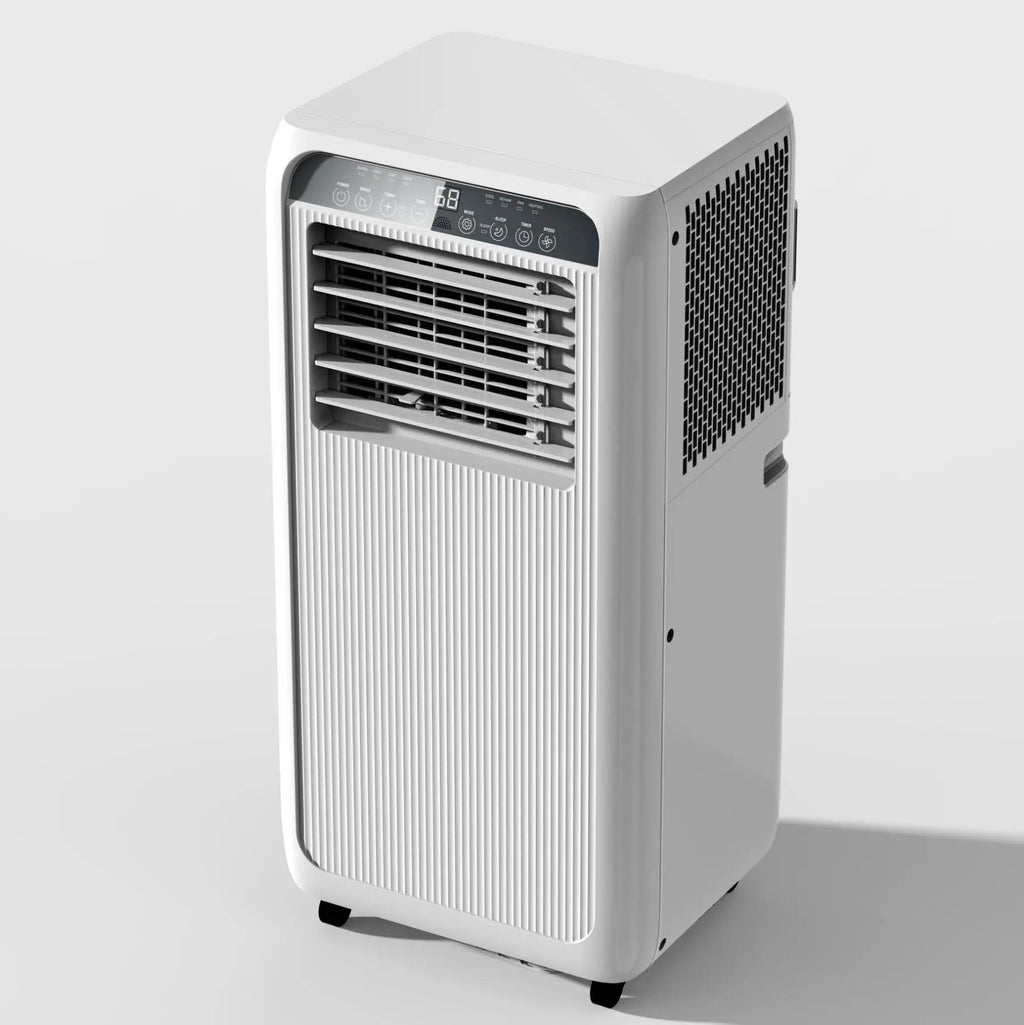 Frost 9,000 BTU Portable Air Conditioner | 3-in-1 Cooling, Dehumidifier & Fan | Remote - White