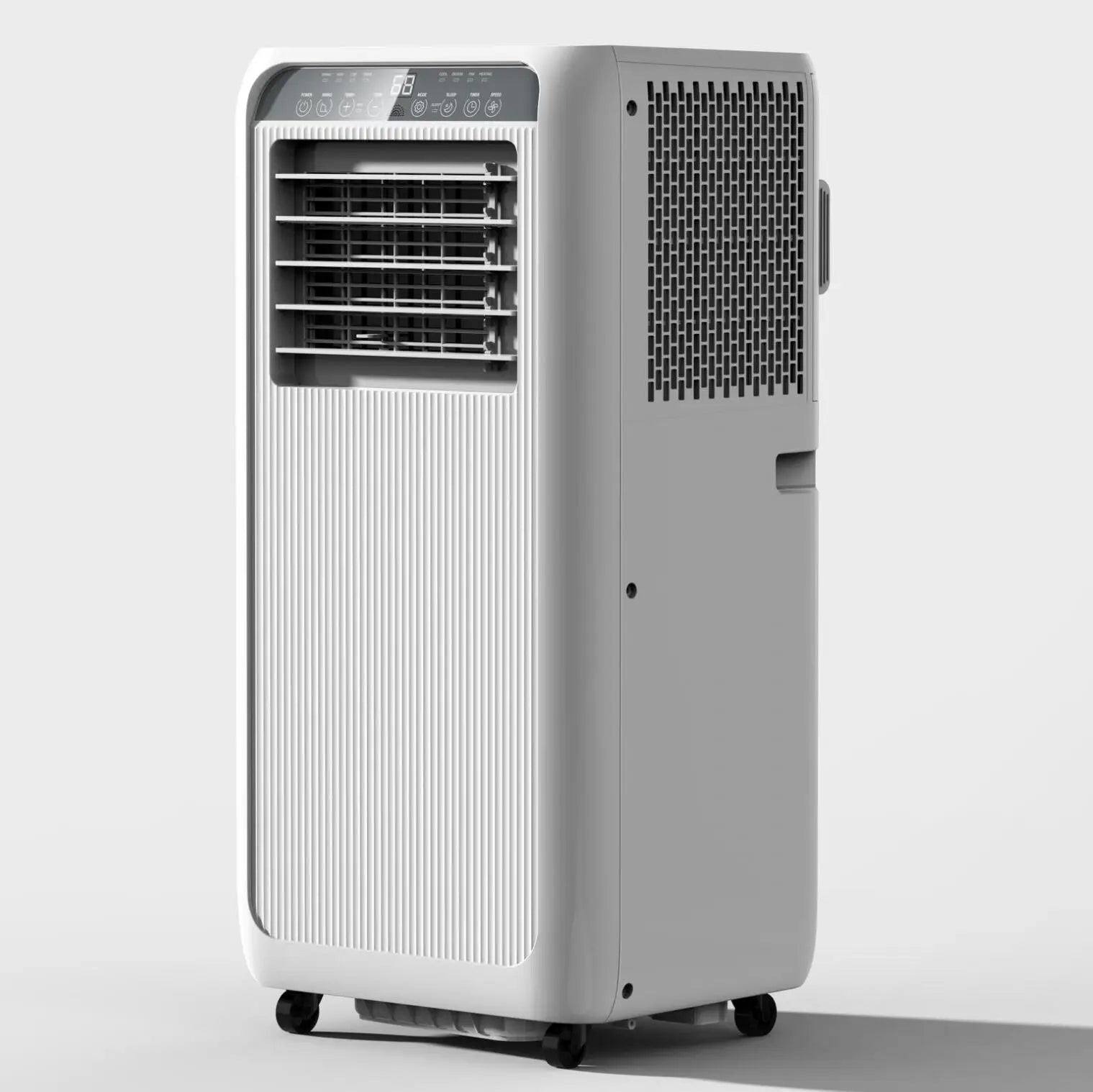 Frost 9,000 BTU Portable Air Conditioner | 3-in-1 Cooling, Dehumidifier & Fan | Remote - White