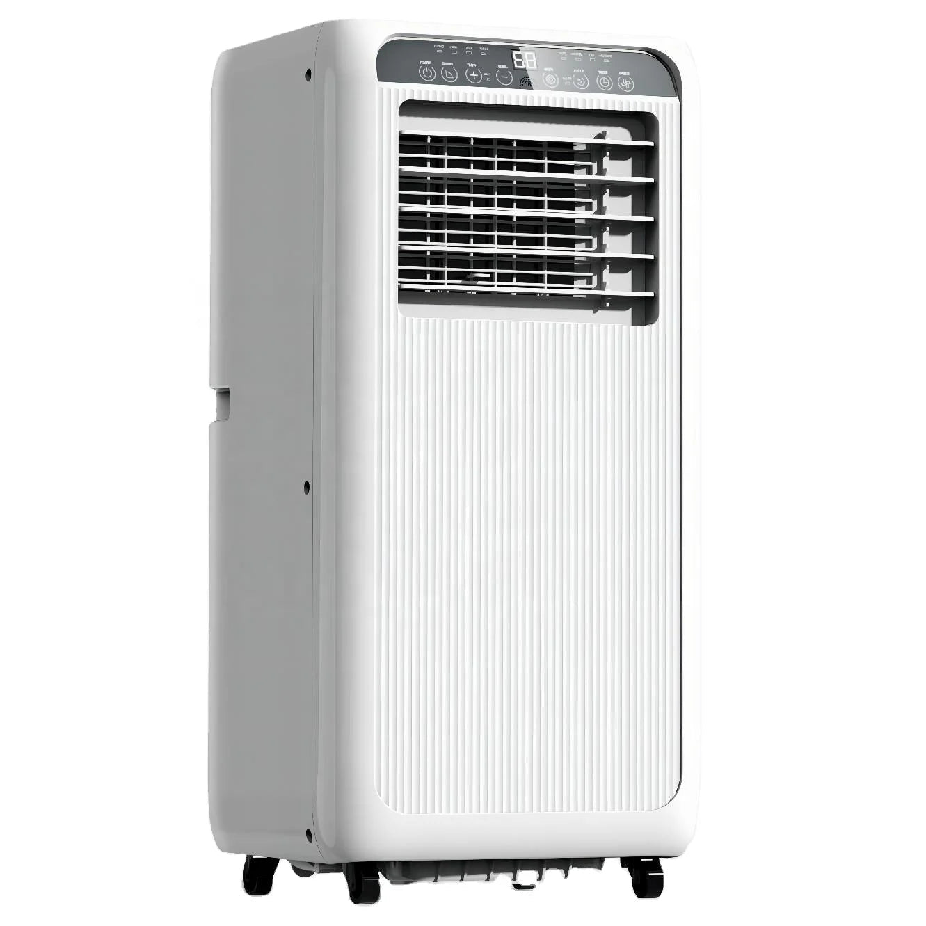 Frost 9,000 BTU Portable Air Conditioner | 3-in-1 Cooling, Dehumidifier & Fan | Remote - White