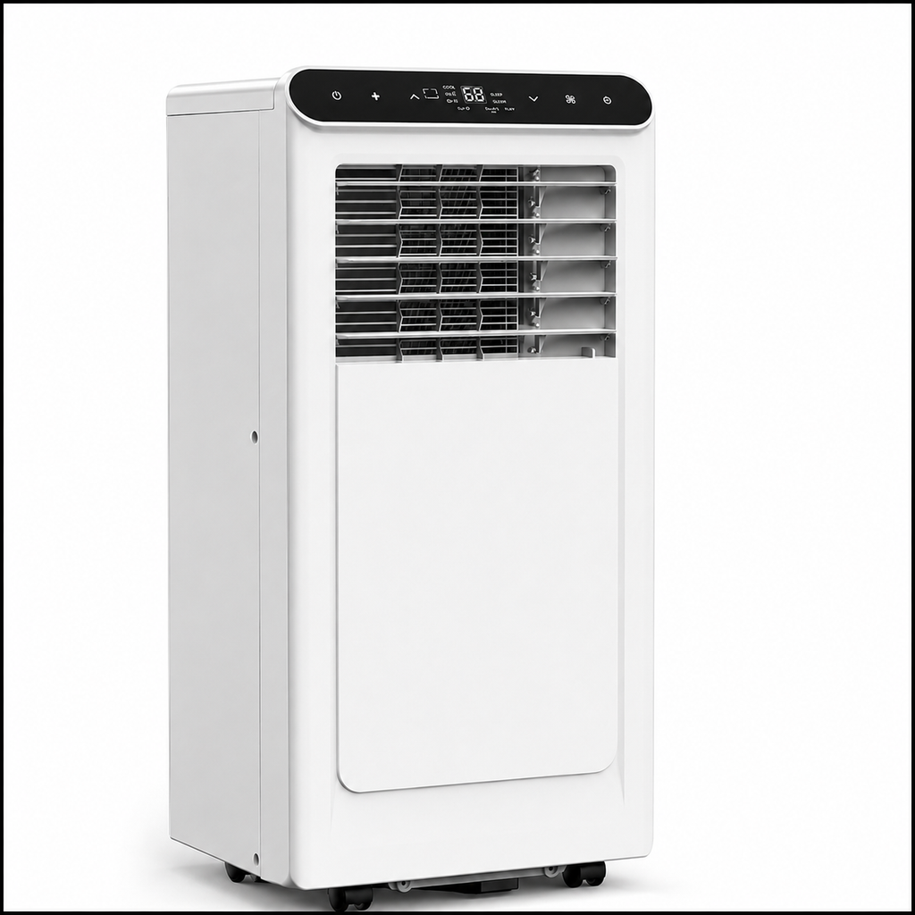 Home Portable Air Conditioner 8000 / 10000 BTU | 3-in-1 AC, Fan & Dehumidifier | Remote - White/Black/Grey