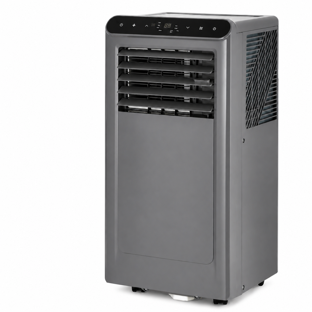 Polar Portable Air Conditioner 8,000 BTU | 3-in-1 Cooling, Dehumidifier & Fan| App & Remote Control - Black Grey
