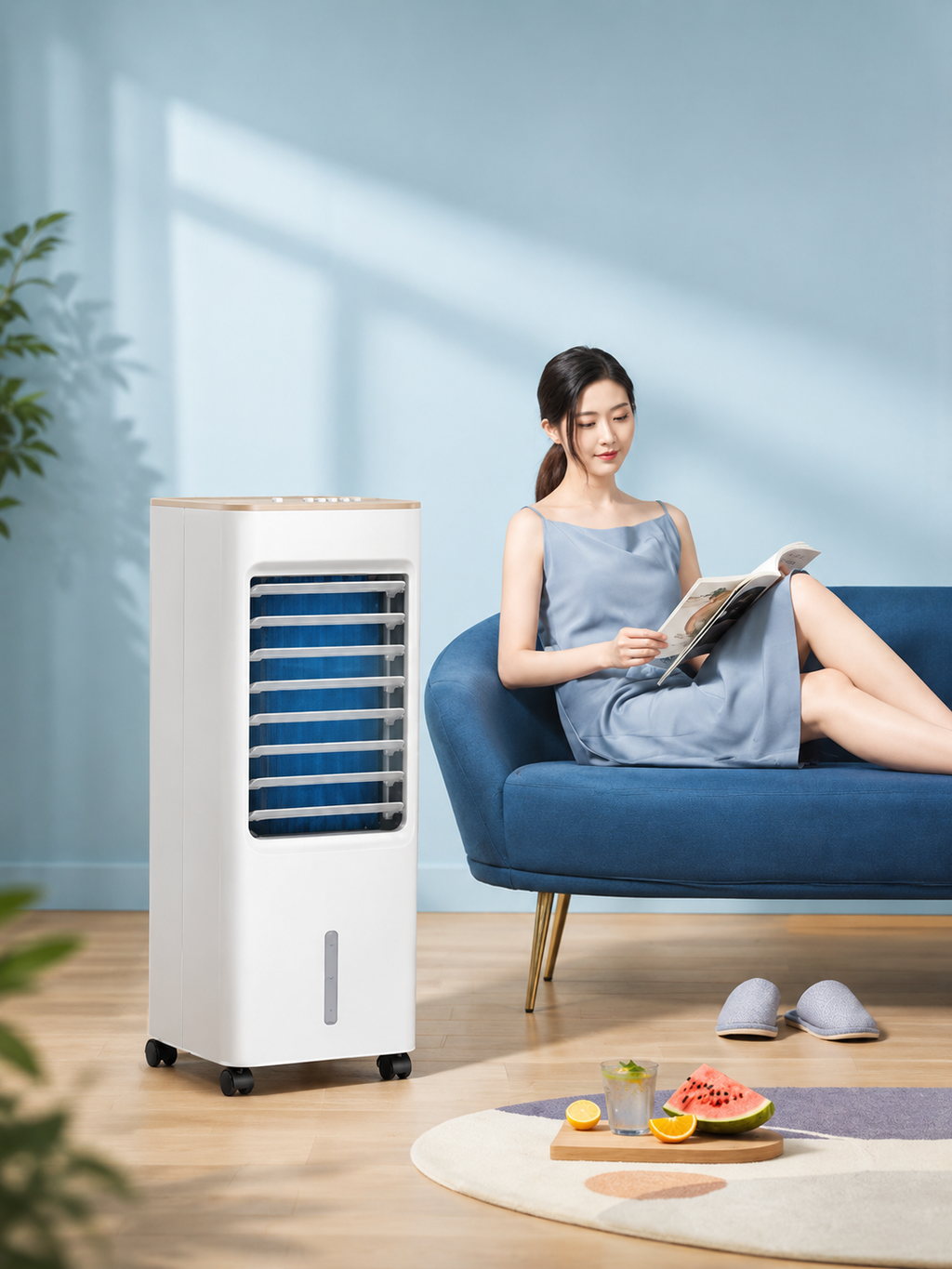 Raptor Portable Electric Fan | 3-Speed Mechanical Control | Ideal for Home & Office | Remote - White/Black