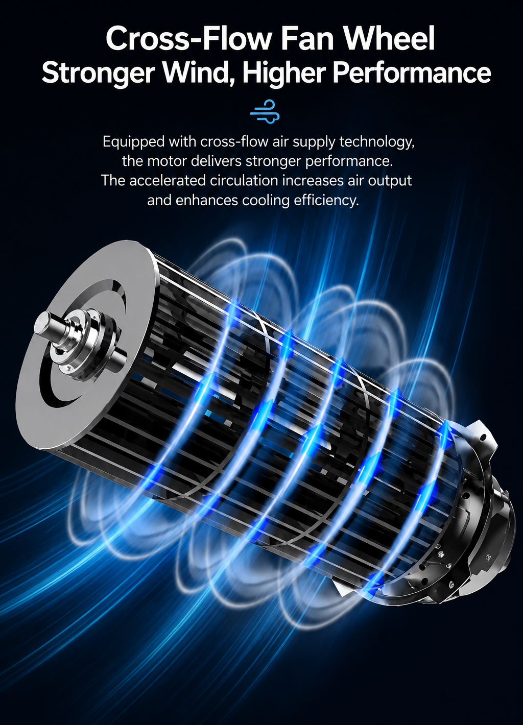 Raptor Portable Electric Fan | 3-Speed Mechanical Control | Ideal for Home & Office | Remote - White/Black