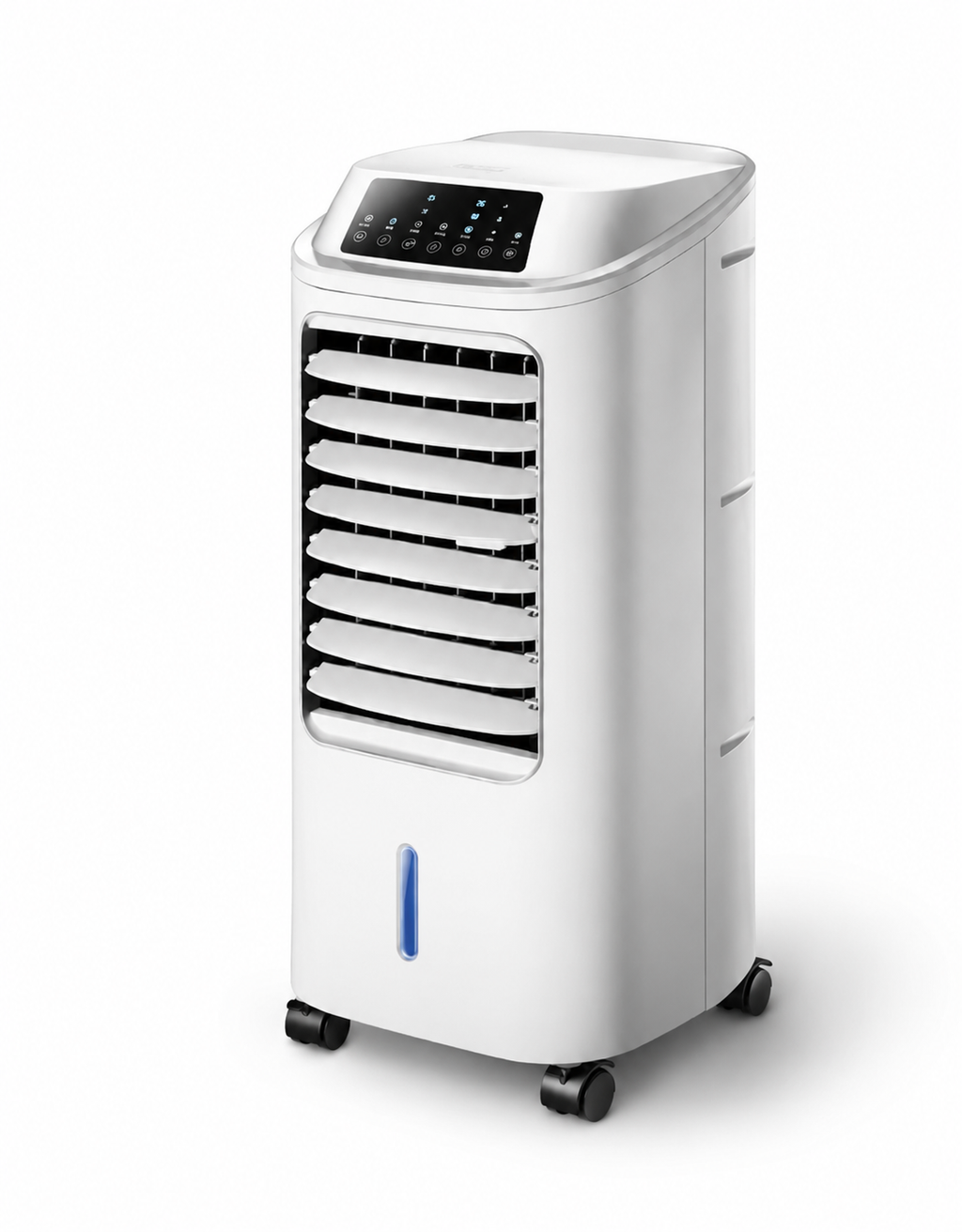HaierX Water-Cooled Air Conditioning Fan | 3-Speed Mechanical Control | Remote - White