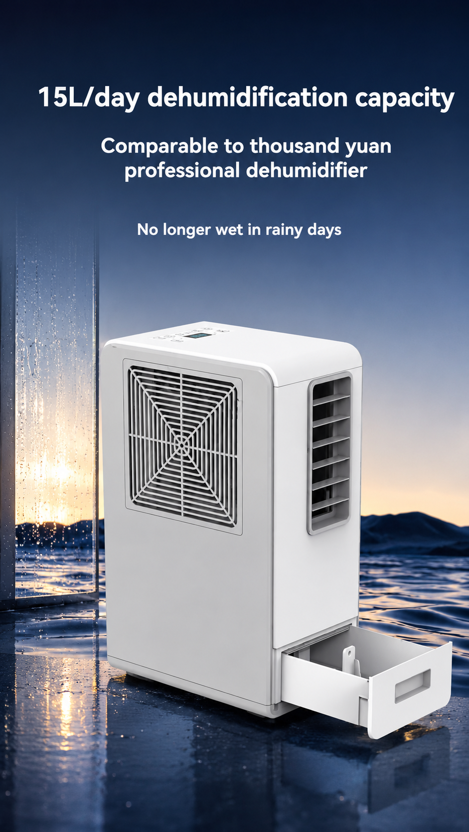 Airstelle Portable Air Conditioner | No Exhaust Duct | 4-in-1 Cooling, Fan, Dehumidifier & Humidifier | Remote - White