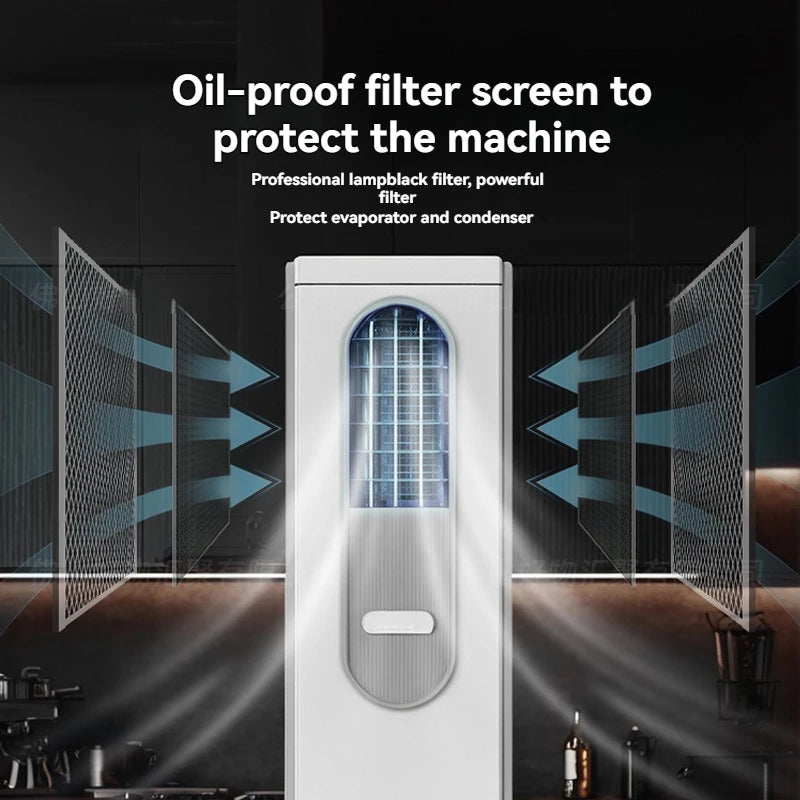 Airstelle Portable Air Conditioner | No Exhaust Duct | 4-in-1 Cooling, Fan, Dehumidifier & Humidifier | Remote - White